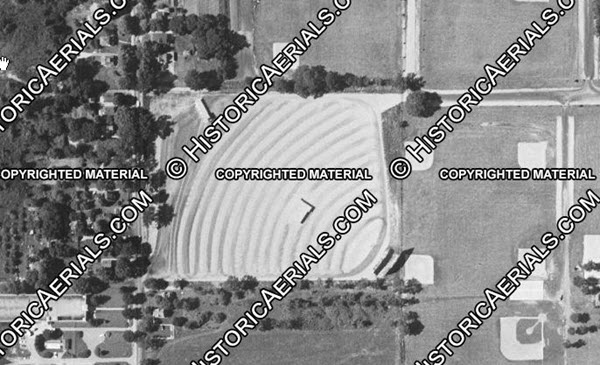 Douglas Auto Theatre - 1955 Aerial (newer photo)